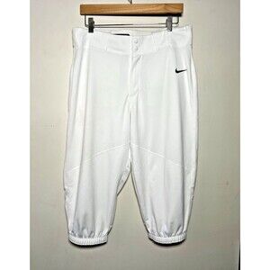 Nike Men's Vapor Select High White Baseball Softball Pants Adult Size Large